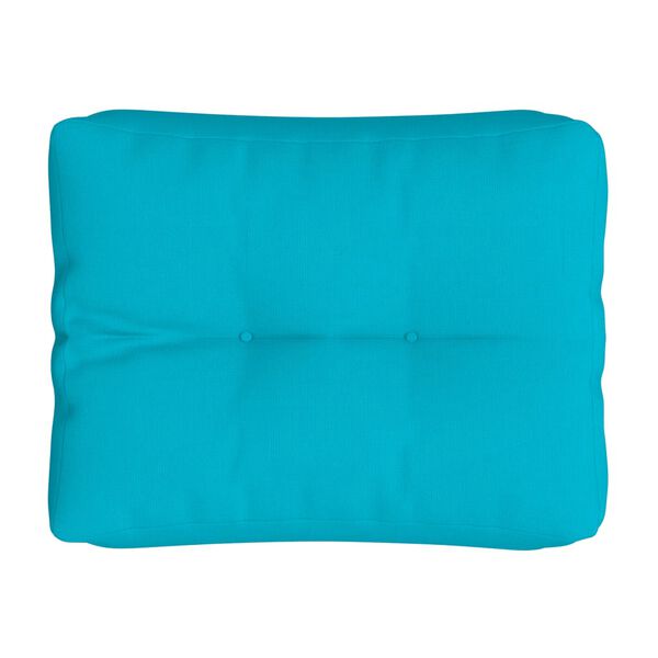 vidaXL Μαξιλάρι Παλέτας Τιρκουάζ 50 x 40 x 12 εκ. Υφασμάτινο