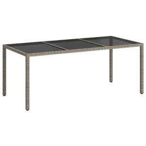 vidaXL &Tau;&rho;&alpha;&pi;έ&zeta;&iota; &Kappa;ή&pi;&omicron;&upsilon; &Gamma;&kappa;&rho;&iota; 190x90x75 &epsilon;&kappa;. &Psi;&eta;&mu;έ&nu;&omicron; &Gamma;&upsilon;&alpha;&lambda;ί/&Sigma;&upsilon;&nu;&theta;&epsilon;&tau;&iota;&kappa;ό &Rho;&alpha;&tau;ά&nu;