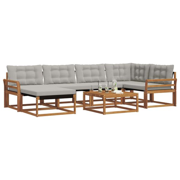 vidaXL &Sigma;&epsilon;&iota;&rho;ά &Kappa;&alpha;&nu;&alpha;&pi;έ &Epsilon;&xi;&omega;&tau;&epsilon;&rho;&iota;&kappa;&omicron;ύ 7 pcs &Phi;&upsilon;&sigma;&iota;&kappa;ό &kappa;&alpha;&iota; &Alpha;&nu;&omicron;&iota;&chi;&tau;ό &Gamma;&kappa;&rho;&iota;