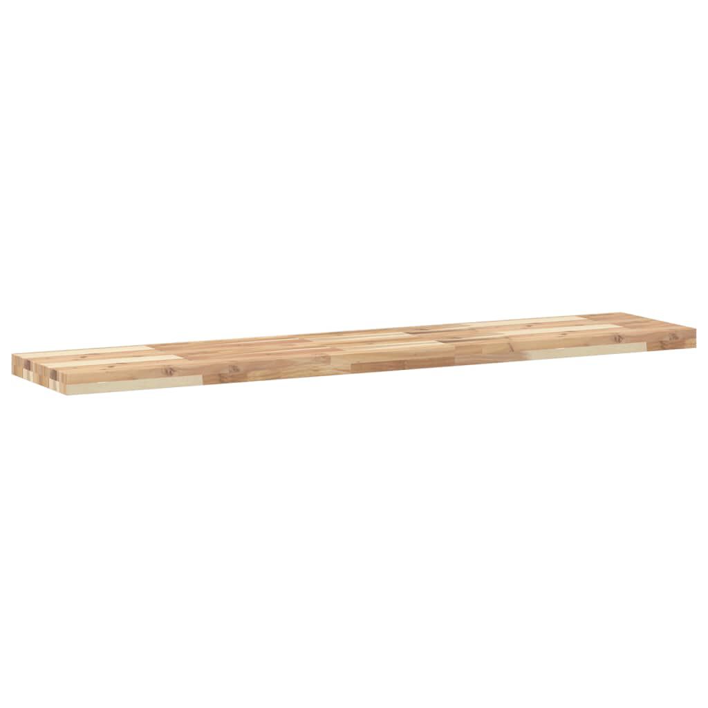 vidaXL Ράφια Κρεμαστά 2 Τεμ. 160x30x4εκ Ακατέργαστο Μασίφ Ξύλο Ακακίας