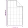 vidaXL Σετ Κουβέρτας με μαξιλάρι 2 pcs Λευκό 135 x 220 εκ. Πούπουλο
