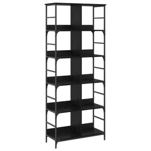 vidaXL &Rho;ά&phi;&iota; &Beta;&iota;&beta;&lambda;ί&omega;&nu; 4 &epsilon;&pi;&iota;&pi;έ&delta;&omega;&nu; 78,5 x 33 x 188,5 &epsilon;&kappa;. &mu;έ&tau;&alpha;&lambda;&lambda;&omicron; PB