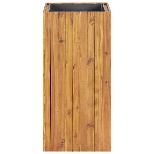 vidaXL Ζαρντινιέρα Υπερυψωμένη 43,5 x 43,5 x 90 εκ. Μασίφ Ξύλο Ακακίας