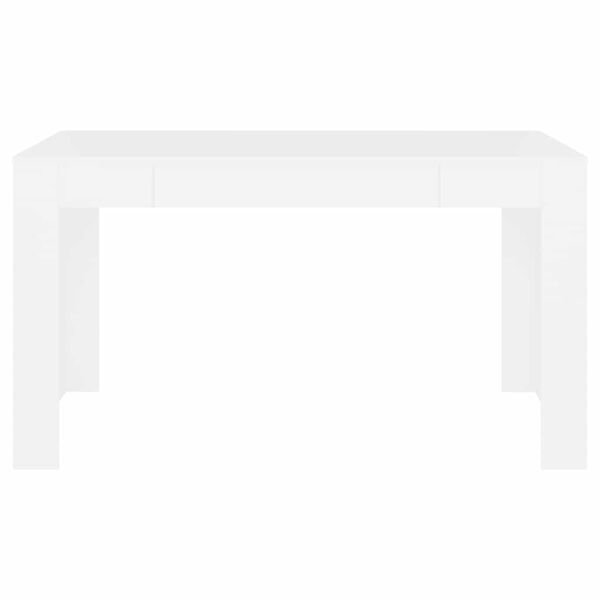 vidaXL Τραπεζαρία Λευκή 140x74,5x76 εκ. από Επεξεργασμένο Ξύλο