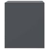 vidaXL Κομοδίνο Ανθρακί 34,5 x 39 x 44 εκ. από Χάλυβα