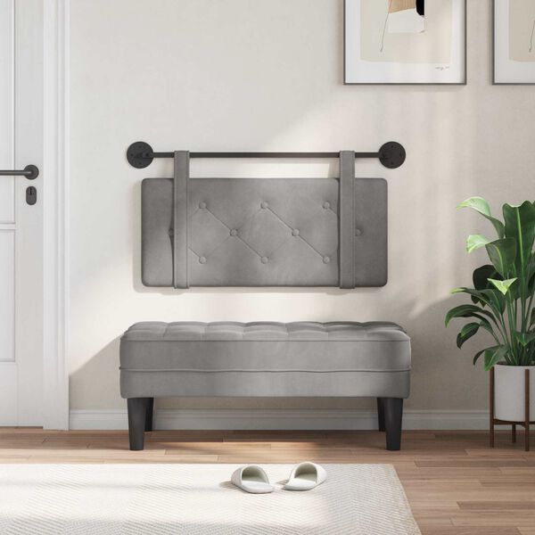 vidaXL &Kappa;&rho;&epsilon;&mu;&alpha;&sigma;&tau;ό &Kappa;&epsilon;&phi;&alpha;&lambda;ά&rho;&iota; &Epsilon;&pi;&iota;&tau;&omicron;ί&chi;&iota;&omicron; &Alpha;&nu;&omicron;&iota;&chi;&tau;ό &gamma;&kappa;&rho;&iota; 90 x 55 x 5 &epsilon;&kappa; &Beta;&epsilon;&lambda;&omicron;ύ&delta;&omicron;