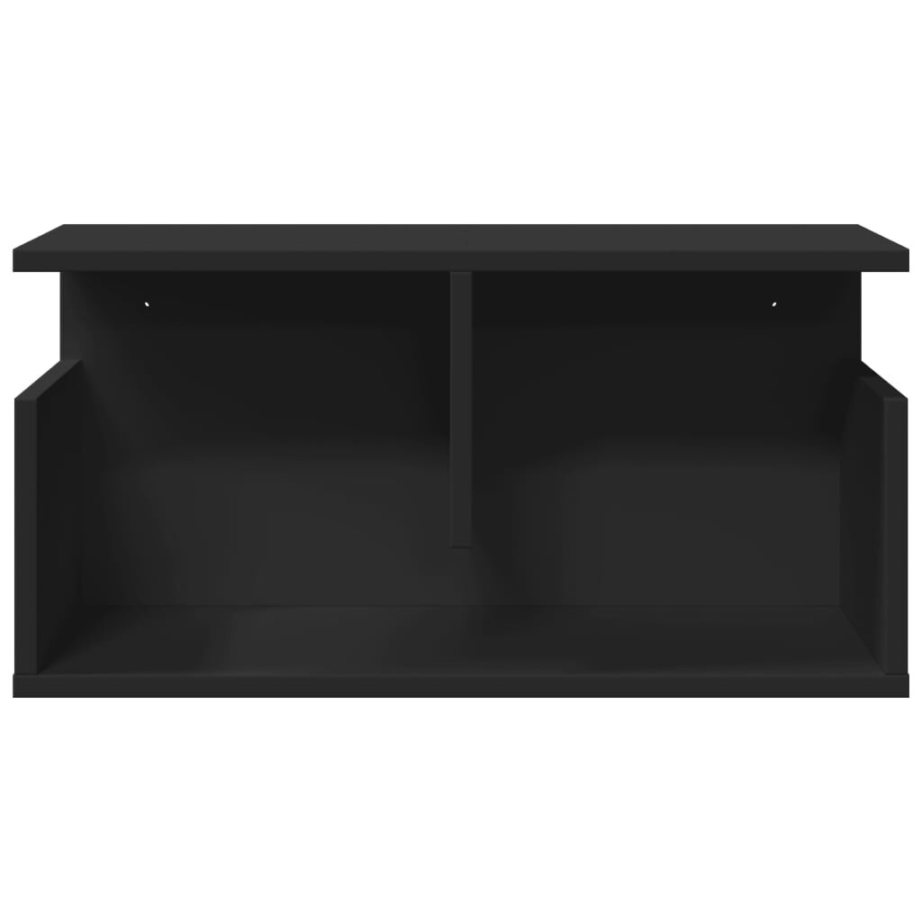 vidaXL Ντουλάπι Τοίχου Μαύρο 60x20x30 εκ. από Επεξεργασμένο Ξύλο