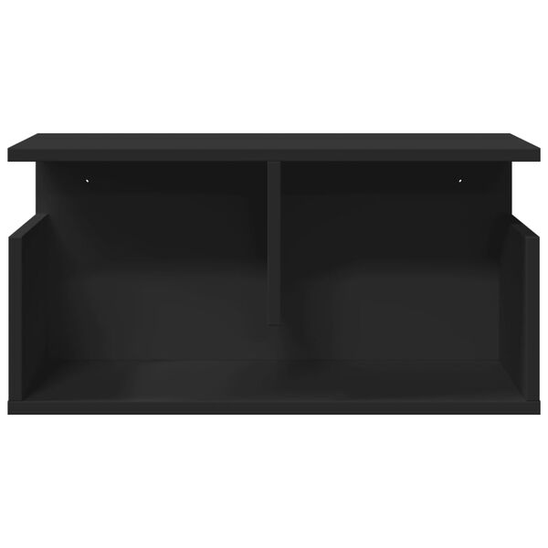 vidaXL Ντουλάπι Τοίχου Μαύρο 60x20x30 εκ. από Επεξεργασμένο Ξύλο