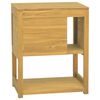 vidaXL Έ&pi;&iota;&pi;&lambda;&omicron; &Mu;&pi;ά&nu;&iota;&omicron;&upsilon; 60 x 40 x 75 &epsilon;&kappa;. &alpha;&pi;ό &Mu;&alpha;&sigma;ί&phi; &Xi;ύ&lambda;&omicron; Teak