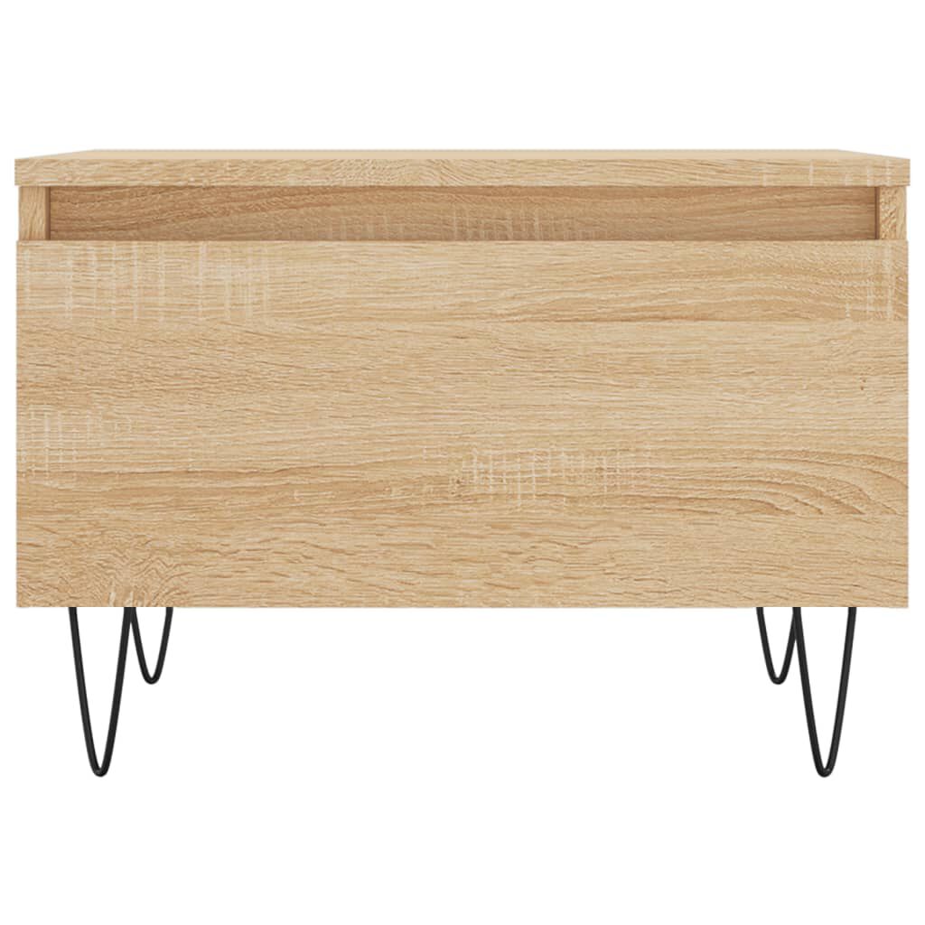 vidaXL Τραπεζάκι Σαλονιού Sonoma Δρυς 50x46x35 εκ. Επεξεργασμ. Ξύλο