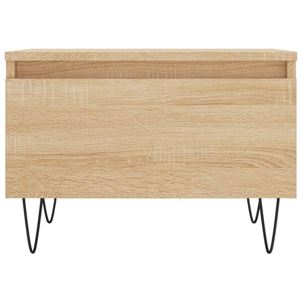 vidaXL Τραπεζάκι Σαλονιού Sonoma Δρυς 50x46x35 εκ. Επεξεργασμ. Ξύλο