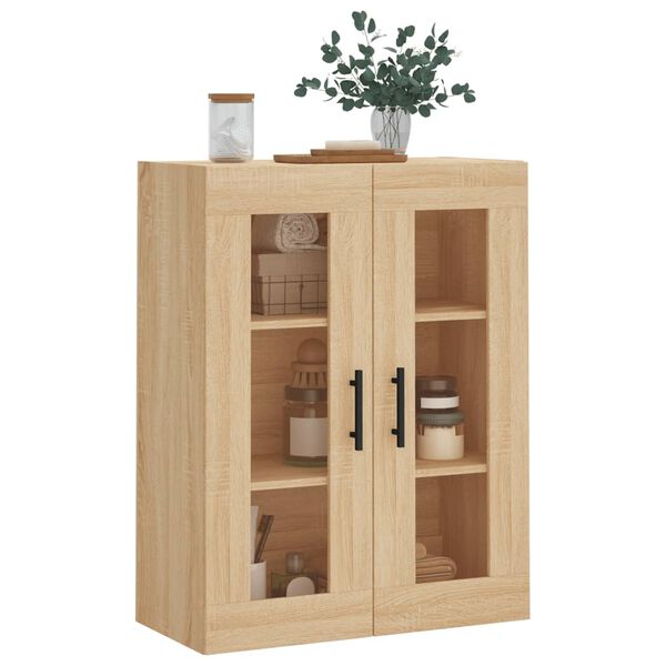 vidaXL Ντουλάπι Επιτοίχιο Sonoma Δρυς 69,5 x 34 x 90 εκ.