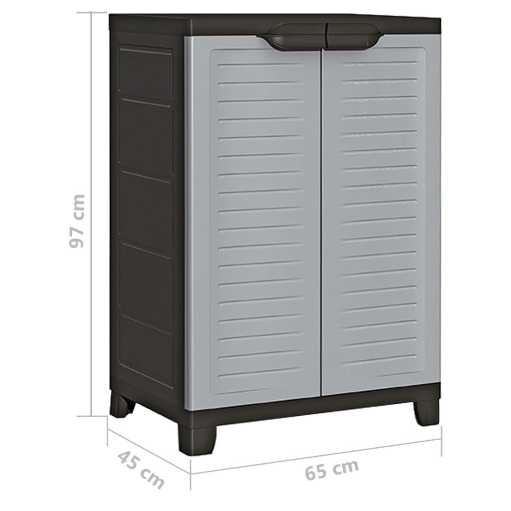 vidaXL Πλαστικό Ντουλάπι 65 x 45 x 97 εκ.