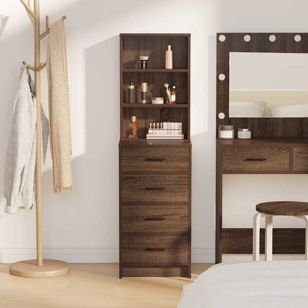 vidaXL Highboard &Kappa;&alpha;&phi;έ &delta;&rho;&upsilon;&sigmaf; 40 x 41 x 135 &epsilon;&kappa;. &Epsilon;&pi;&epsilon;&xi;&epsilon;&rho;&gamma;&alpha;&sigma;&mu;έ&nu;&omicron; &xi;ύ&lambda;&omicron;