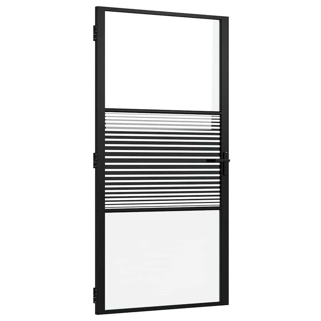 vidaXL Εσωτερική Πόρτα Μαύρο 102.5 x 201.5 cm