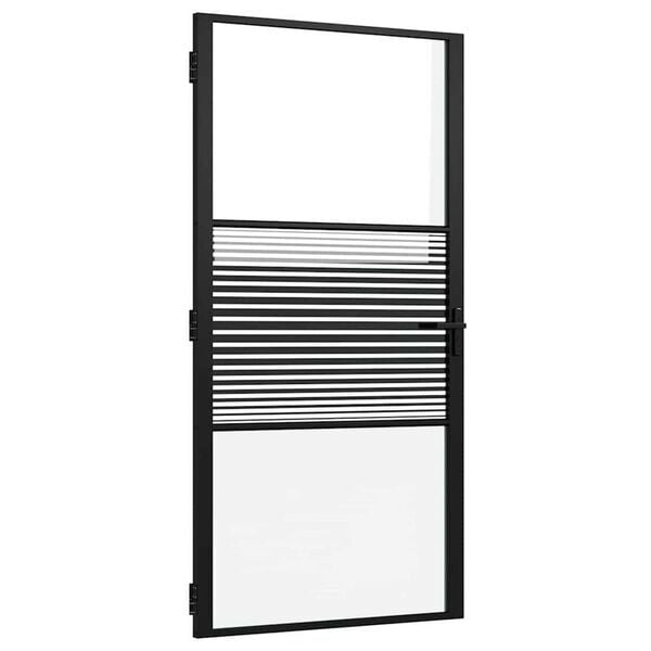 vidaXL Εσωτερική Πόρτα Μαύρο 102.5 x 201.5 cm