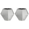vidaXL &Gamma;&lambda;ά&sigma;&tau;&rho;&alpha; 2 pcs &Alpha;&sigma;&eta;&mu;ί 50 x 50 x 40 cm &Epsilon;&pi;&iota;&kappa;&alpha;&lambda;&upsilon;&mu;&mu;έ&nu;&omicron;&sigmaf; &Chi;ά&lambda;&upsilon;&beta;&alpha;&sigmaf;