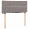 vidaXL Κρεβάτι Boxspring με Στρώμα Taupe 120x190 εκ. Υφασμάτινο