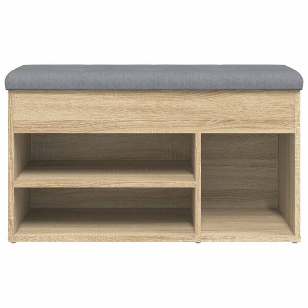 vidaXL Παπουτσοθήκη Sonoma Δρυς 82x32x45,5 εκ. από Επεξεργασμένο Ξύλο