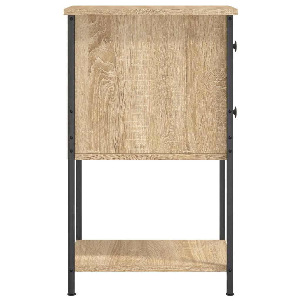 vidaXL Κομοδίνα 2 Τεμ. Sonoma Δρυς 32x42x70 εκ. από Επεξεργασμένο Ξύλο