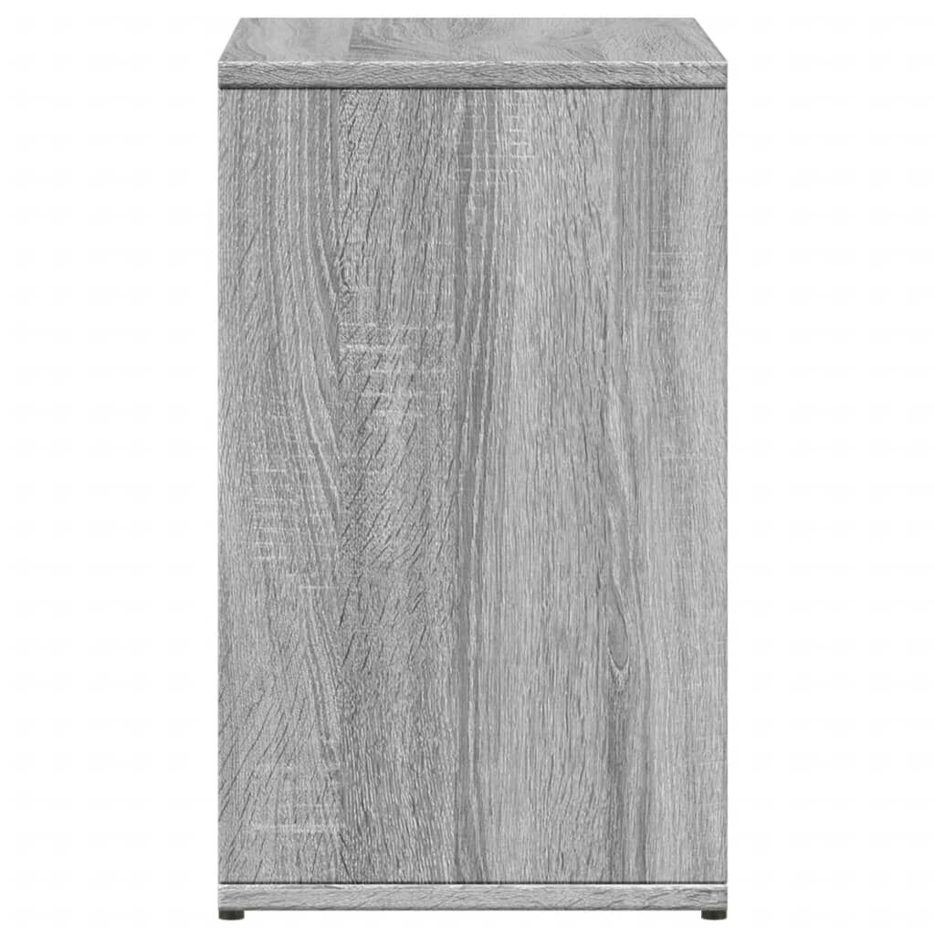 vidaXL Βοηθητικά Τραπέζια 2 τεμ Γκρι Sonoma 50x30x50 εκ. Επεξ. Ξύλο