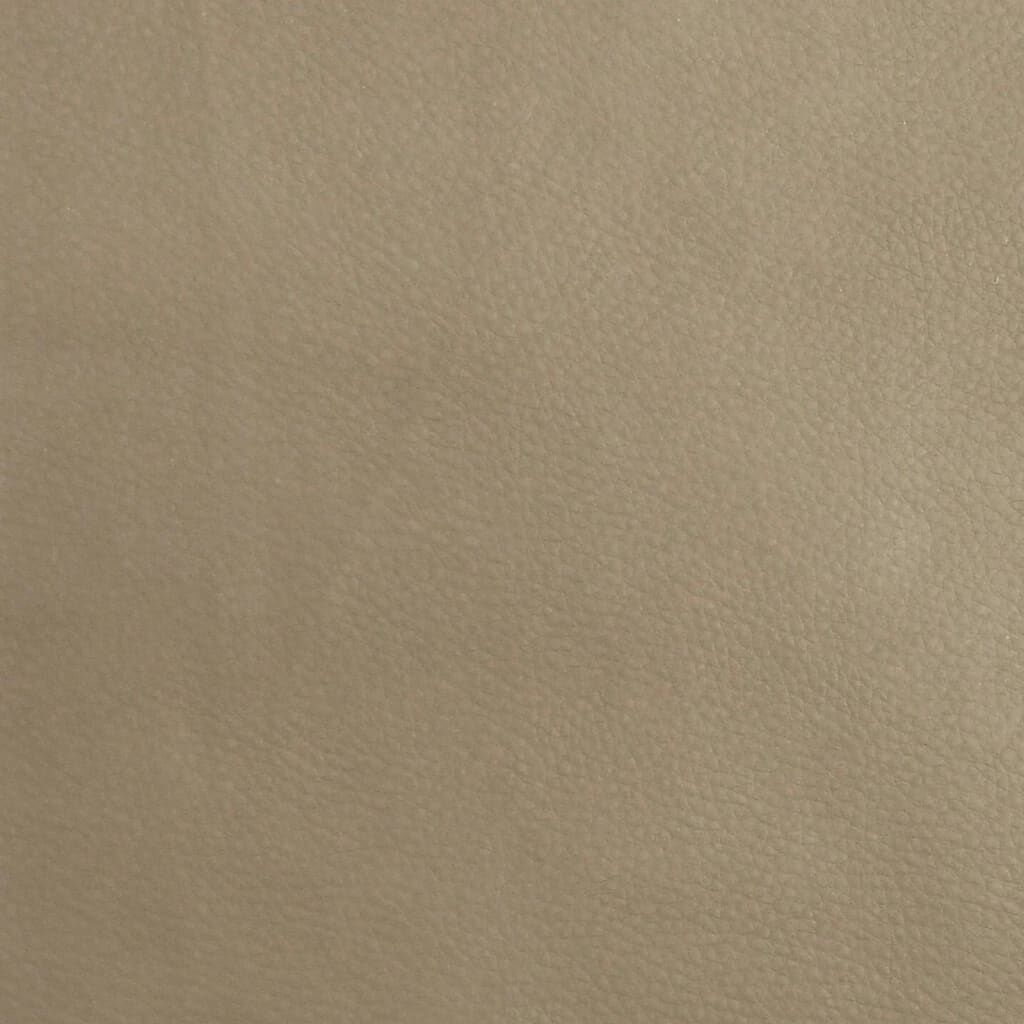 vidaXL Υποπόδιο Καπουτσίνο 60x60x36 εκ. από Συνθετικό Δέρμα