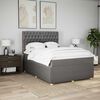 vidaXL &Kappa;&rho;&epsilon;&beta;ά&tau;&iota; Boxspring &mu;&epsilon; &Sigma;&tau;&rho;ώ&mu;&alpha; Taupe 160x200 &epsilon;&kappa;. &Upsilon;&phi;&alpha;&sigma;&mu;ά&tau;&iota;&nu;&omicron;