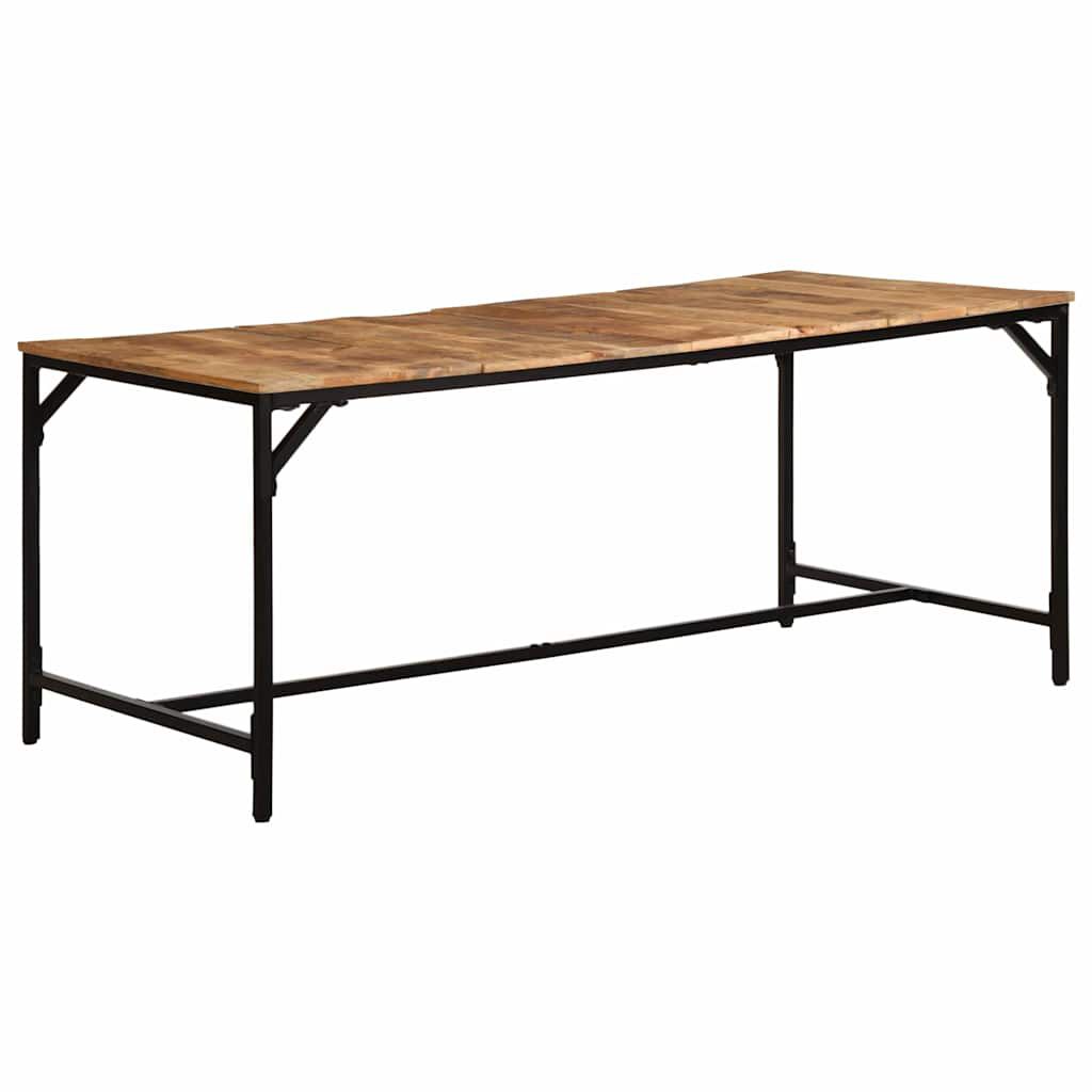vidaXL Τραπεζαρία 180 x 90 x 75 εκ. από Μασίφ Ακατέργαστο Ξύλο Μάνγκο