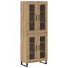 vidaXL Highboard 2 pcs Artisan Oak &Sigma;ύ&nu;&theta;&epsilon;&tau;&omicron; &Xi;ύ&lambda;&omicron; &kappa;&alpha;&iota; &Gamma;&upsilon;&alpha;&lambda;ί