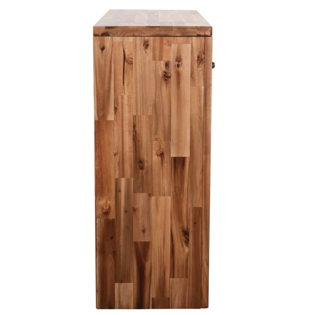vidaXL Τραπέζι Κονσόλα 86 x 30 x 75 εκ. από Μασίφ Ξύλο Ακακίας