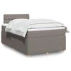 vidaXL &Kappa;&rho;&epsilon;&beta;ά&tau;&iota; Boxspring &mu;&epsilon; &Sigma;&tau;&rho;ώ&mu;&alpha; Taupe 120x190 &epsilon;&kappa;. &Upsilon;&phi;&alpha;&sigma;&mu;ά&tau;&iota;&nu;&omicron;