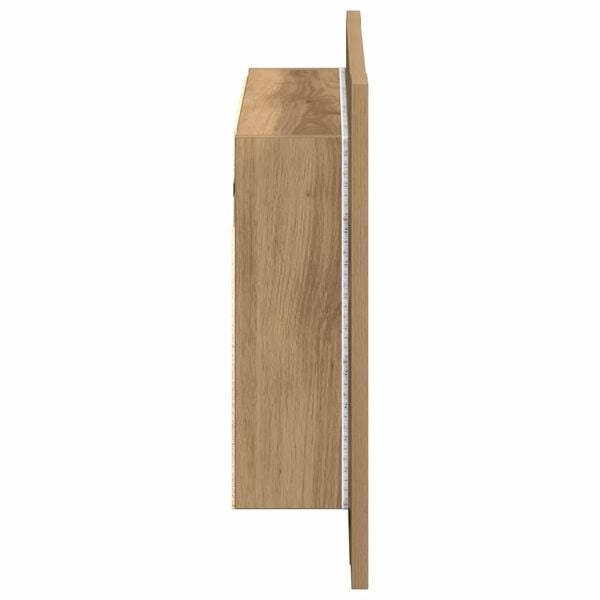 vidaXL Καθρέφτης Ντουλάπι Αρτισιανή Δρυς 60x12x45 εκ. Επεξ. Ξύλο