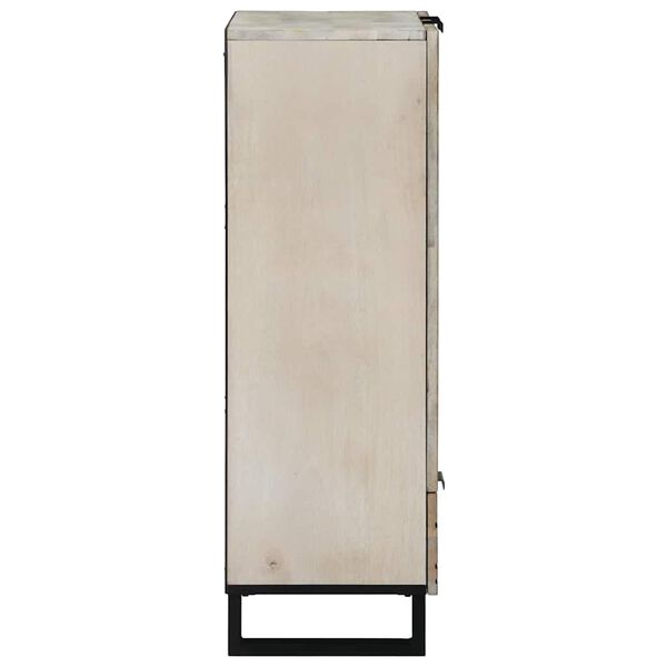 vidaXL Ντουλάπες & ράφια αποθήκευσης μέσων με συρτάρι Λευκό και Μαύρο