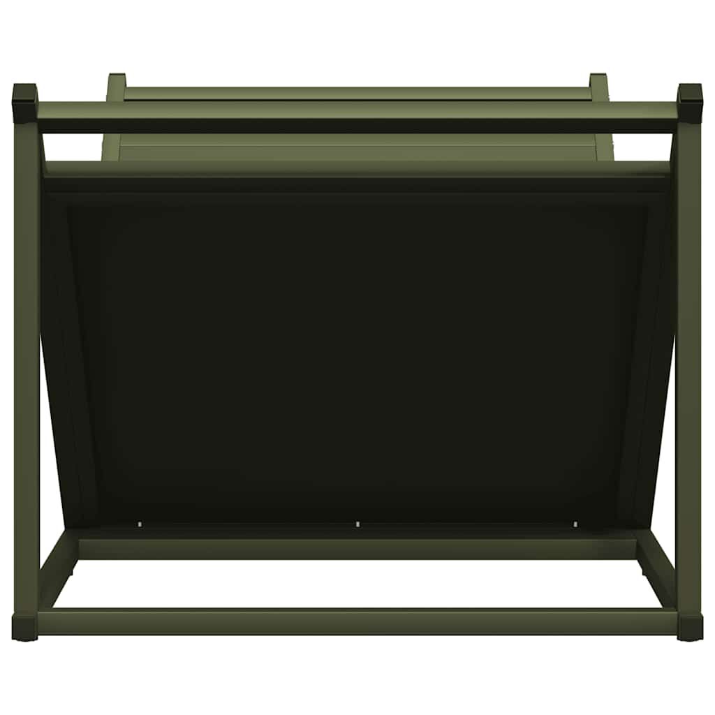 vidaXL Ράφι Καυσόξυλων 70x43x34,5 εκ. Χάλυβας ψυχρής έλασης
