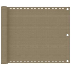 vidaXL &Delta;&iota;&alpha;&chi;&omega;&rho;&iota;&sigma;&tau;&iota;&kappa;ό &Beta;&epsilon;&rho;ά&nu;&tau;&alpha;&sigmaf; Taupe 75 x 300 &epsilon;&kappa;. &alpha;&pi;ό HDPE