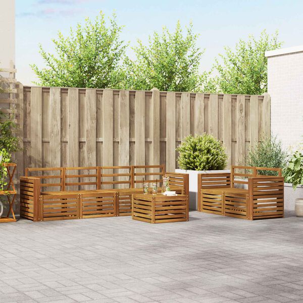 vidaXL &Sigma;&epsilon;&tau; &Kappa;&alpha;&nu;&alpha;&pi;έ &Sigma;&tau;&epsilon;&rho;&epsilon;ό &Xi;ύ&lambda;&omicron; &Alpha;&kappa;&alpha;&kappa;ί&alpha;&sigmaf;