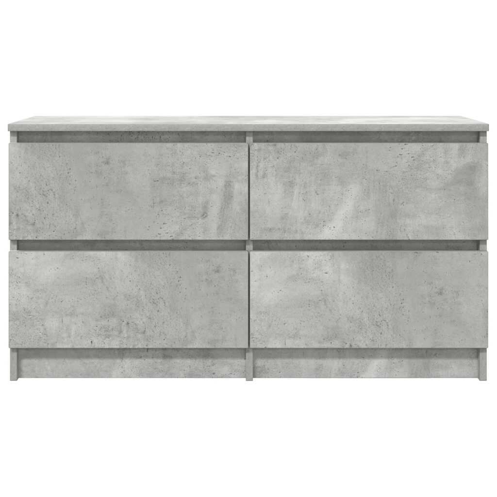vidaXL Έπιπλο Τηλεόρασης Γκρι Σκυρ. 100x35x54 εκ. Επεξ. Ξύλο