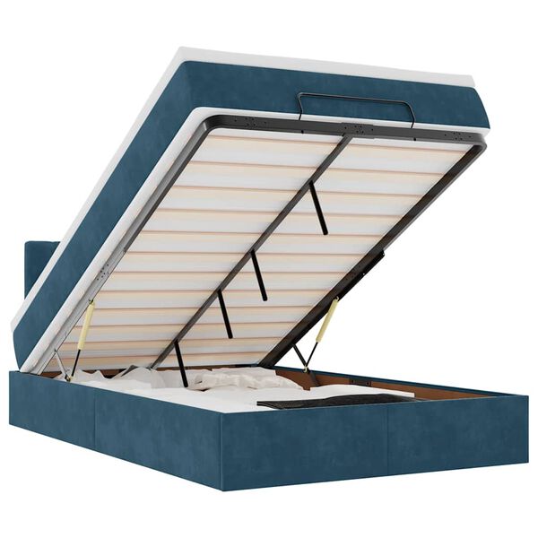 vidaXL &Omicron;&theta;&omega;&mu;&alpha;&nu;&iota;&kappa;ό &kappa;&rho;&epsilon;&beta;ά&tau;&iota; &mu;&epsilon; &sigma;&tau;&rho;ώ&mu;&alpha;&LEDs &Sigma;&kappa;&omicron;ύ&rho;&omicron; &mu;&pi;&lambda;&epsilon; 120x200cm &Beta;&epsilon;&lambda;&omicron;ύ&delta;&omicron;