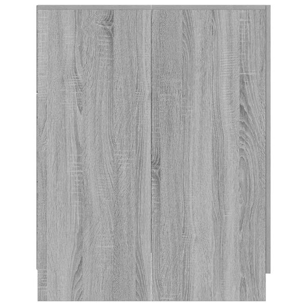 vidaXL Ντουλάπι Πλυντηρίου Γκρι Sonoma 71 x 71,5 x 91,5 εκ.