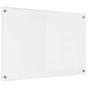 vidaXL Πίσω Πάνελ Κουζίνας Διαφανές 90 x 60 cm σκληρυμένο γυαλί