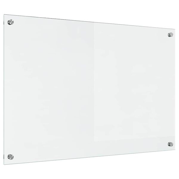 vidaXL Πίσω Πάνελ Κουζίνας Διαφανές 90 x 60 cm σκληρυμένο γυαλί