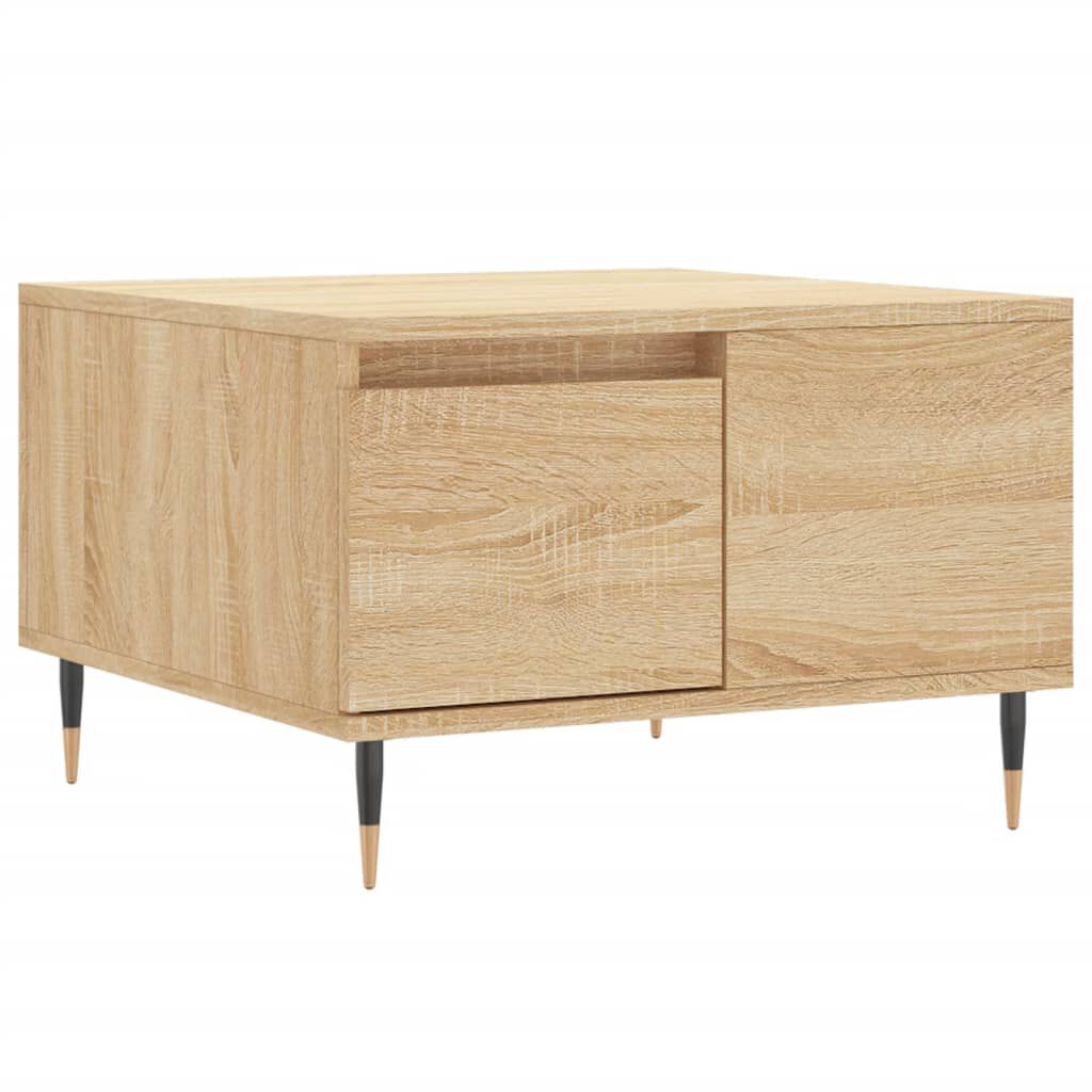 vidaXL Τραπεζάκι Σαλονιού Sonoma Δρυς 55x55x36,5εκ. Επεξεργασμένο Ξύλο
