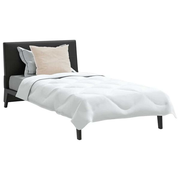 vidaXL Σετ Κουβέρτας με μαξιλάρι 2 pcs Λευκό 155 x 220 cm Μικροΐνες