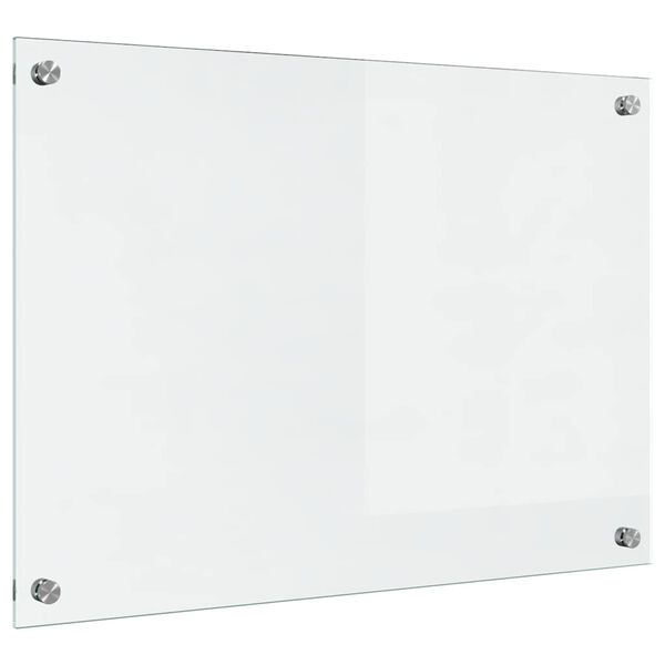 vidaXL Πίσω Πάνελ Κουζίνας Διαφανές 70 x 50 cm σκληρυμένο γυαλί