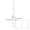 vidaXL Κρεβάτι Boxspring με Στρώμα Σκούρο Γκρι 100x200 εκ. Υφασμάτινο