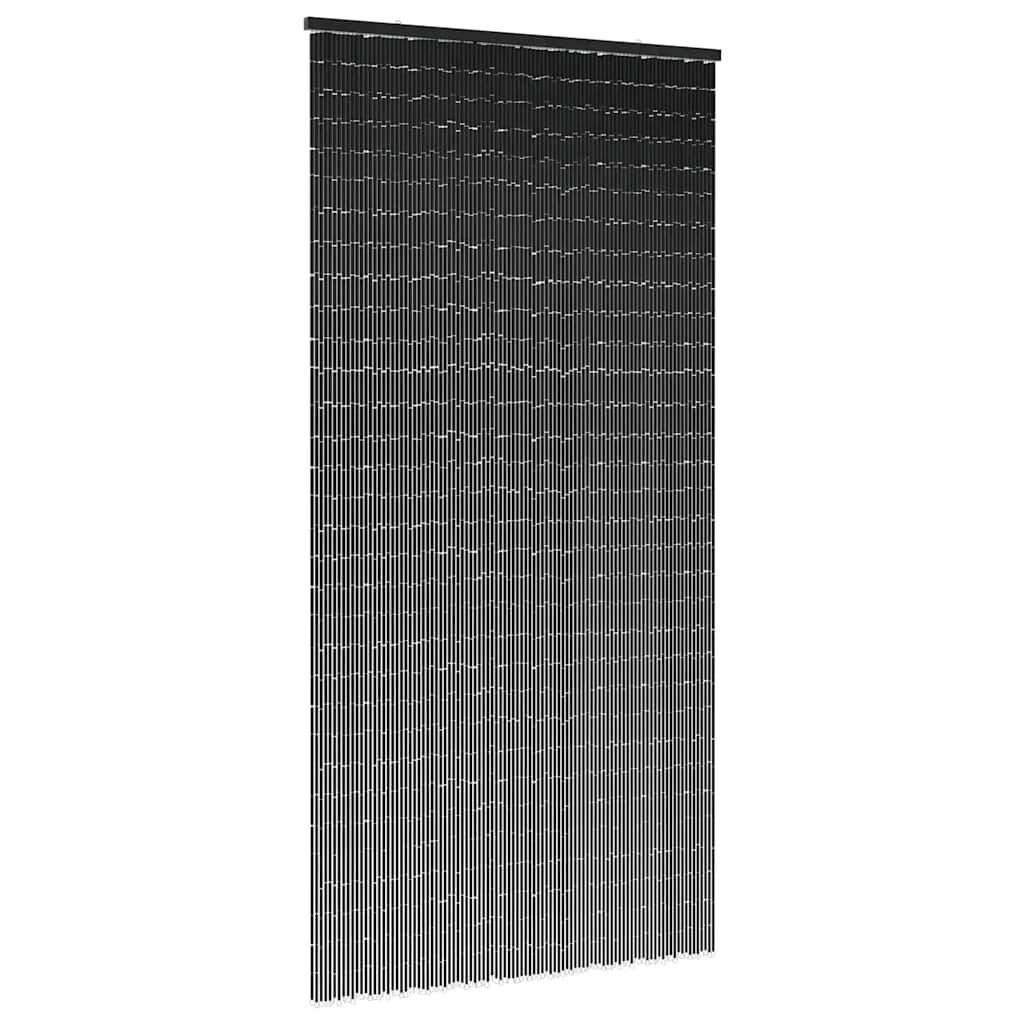 vidaXL Έντομο κουρτίνα πόρτας Σκούρο γκρι 100x200 cm Μπαμπού