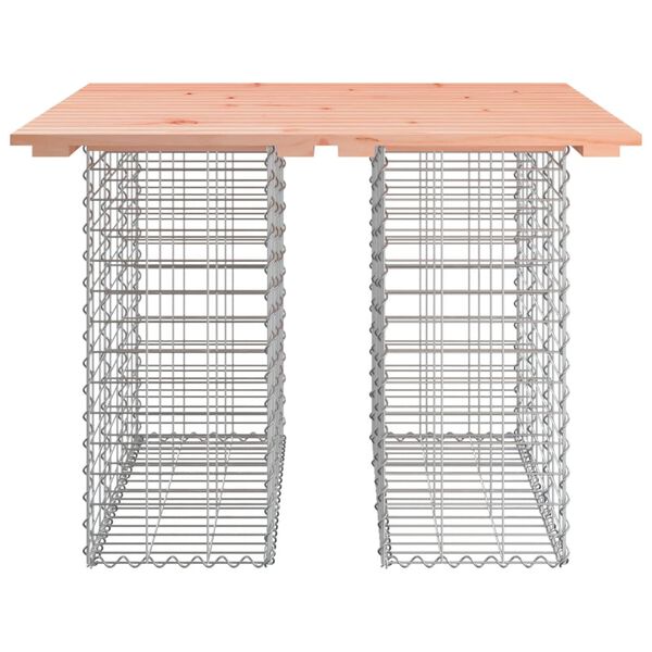 vidaXL Πάγκος Κήπου Συρματοκιβώτιο 100x102x72 εκ. Μασίφ Ψευδοτσούγκα