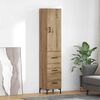 vidaXL Highboard Artisan Oak 69,5 x 34 x 180 &epsilon;&kappa;. &Epsilon;&pi;&epsilon;&xi;&epsilon;&rho;&gamma;&alpha;&sigma;&mu;έ&nu;&omicron; &xi;ύ&lambda;&omicron;