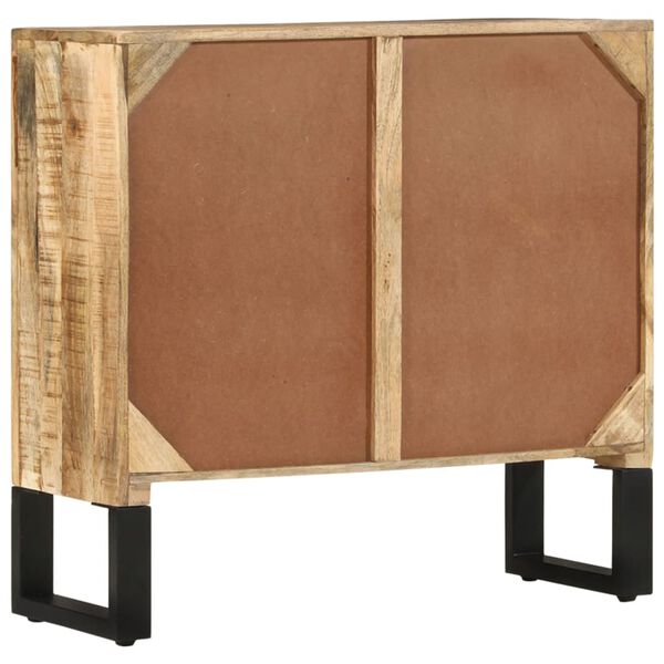 vidaXL Ντουλάπι 80 x 30 x 76 εκ. από Μασίφ Ξύλο Μάνγκο
