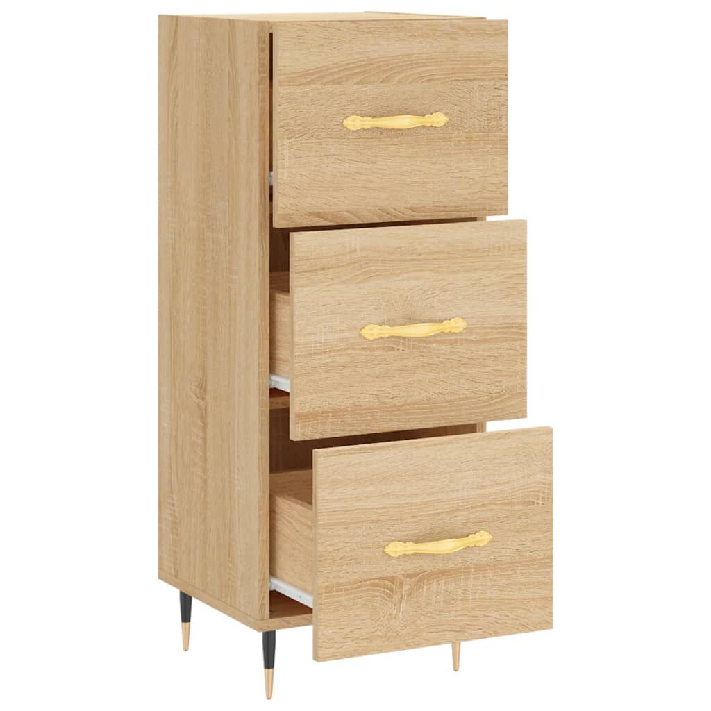 vidaXL Ντουλάπι Sonoma Δρυς 34,5x34x90 εκ. από Επεξεργασμένο Ξύλο